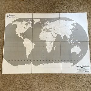World and United States Markable Map
